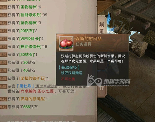 荣耀大天使汉斯的慰问品01