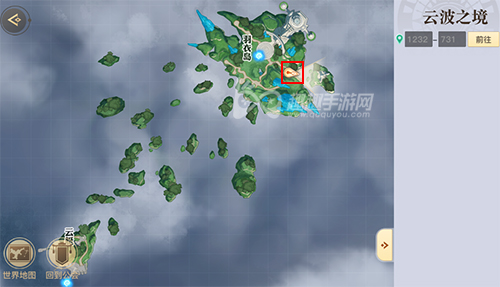 天谕手游云波之境景点位置05