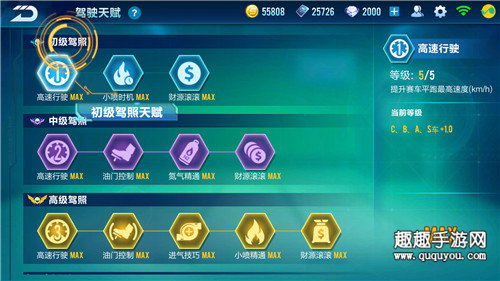 QQ飞车手游驾驶天赋怎么开启 天赋属性加成详解