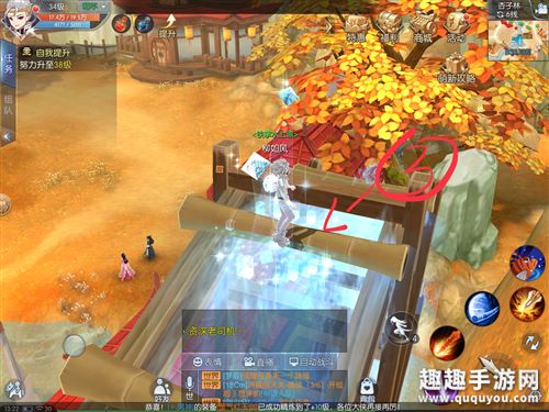 武林外传手游杏子林轻功位置03