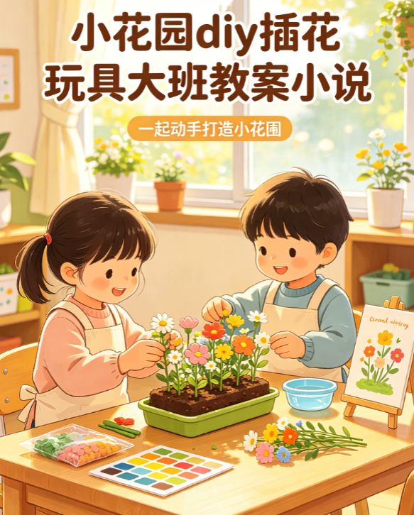 小花园diy插花玩具大班教案小说素材汇总 大班教案小说创作解析