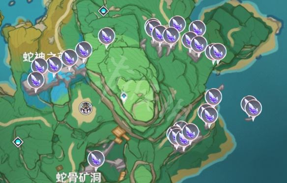 原神晶化骨髓分布图什么样？ - 