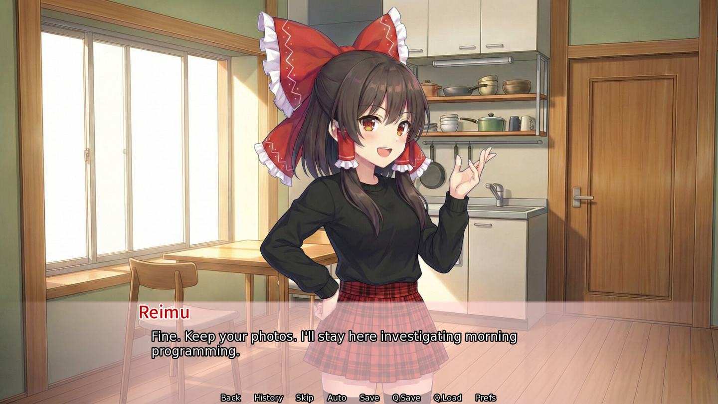 东方 Project 同人视觉小说《东方:超越幻想乡》上架 Steam,35.7 元 游戏截图