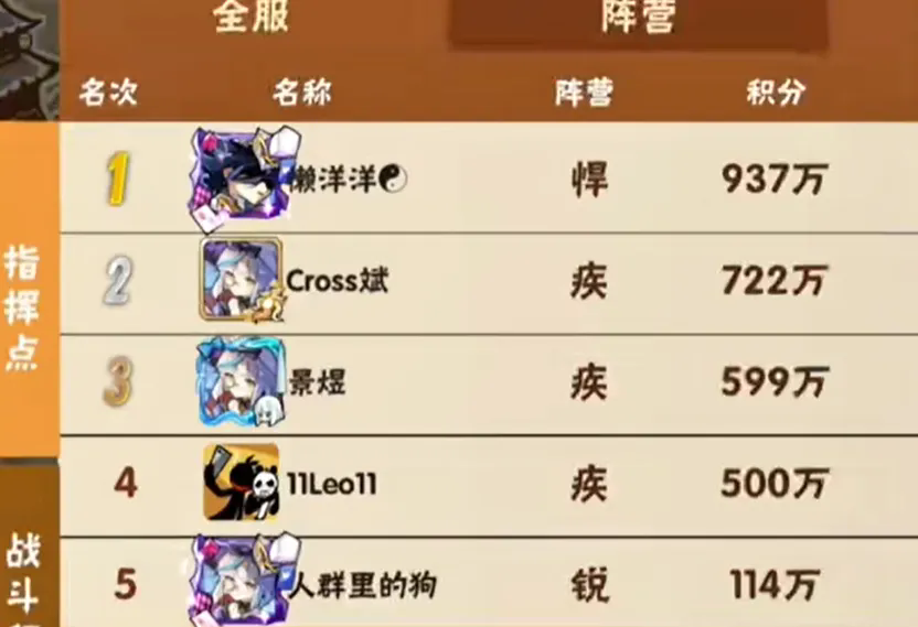  忍者必须死3四区氪金大佬断层领先