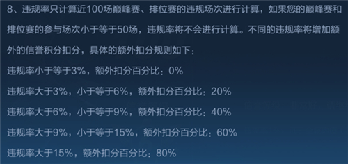 清空机制说明 王者荣耀违规率什么时候更新一次