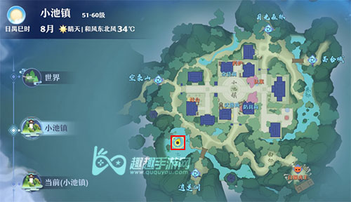 梦幻新诛仙地底秘密奇缘怎么触发位置方法