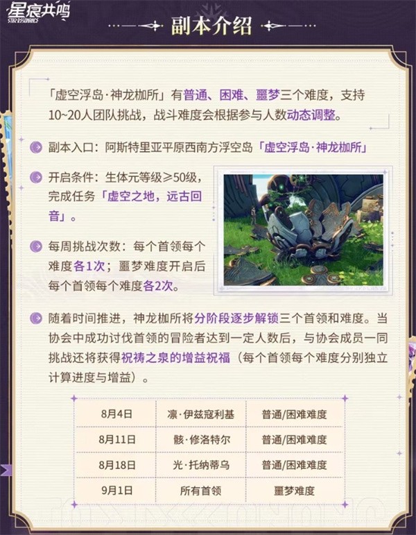 星痕共鸣团本神龙枷所通关攻略  星痕共鸣团本神龙枷所打法攻略