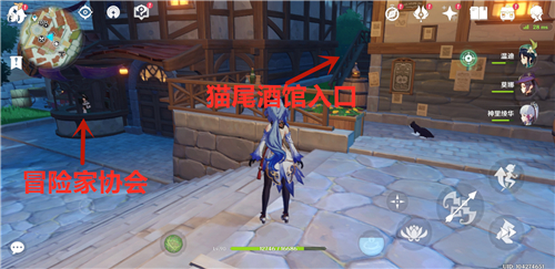 捕捉固定刷新点图解 原神灰雪猫在哪