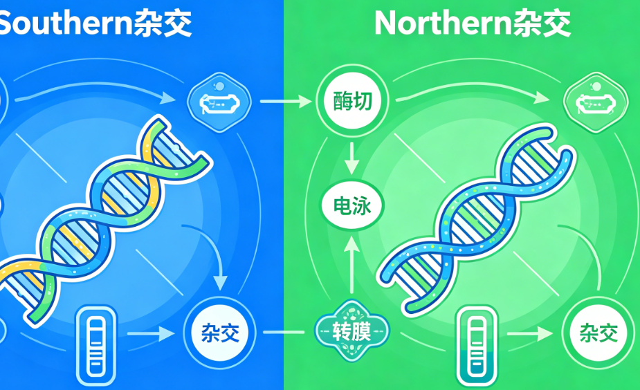 Southern杂交与Northern杂交区别：原理用途全面解析攻略