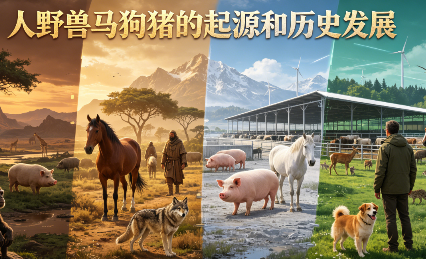 人野兽马狗猪的起源和历史发展 演化进程全面解析