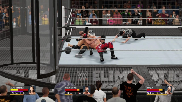 wwe2k16生涯模式更换终结技及屈服技和黄点使用技巧