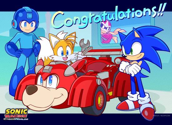 索尼克35周年收获洛克人专属庆生祝福，经典IP再次同框！