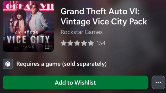  预购就能免费领！白送《GTA6》罪城怀旧礼包