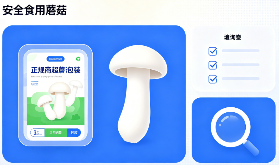 白色粗粗长长的蘑菇叫什么 品种识别与区分攻略解析