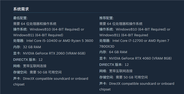 推荐内存就要64GB 韩国游戏《灰烬之城》被批不合时宜 