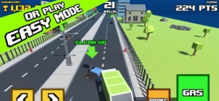 Crazy Road: Trash Dump Truck  0.1