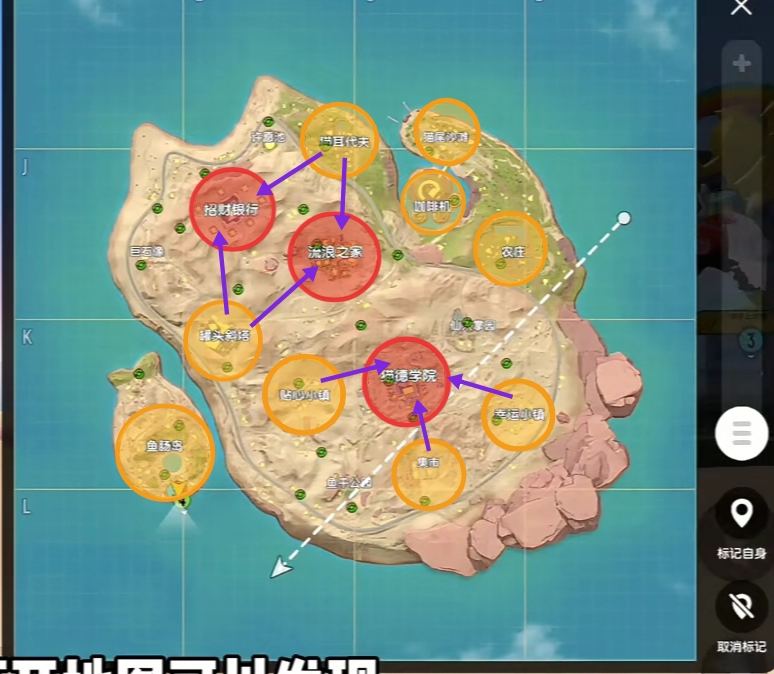 {5、 香肠派对沙漠地图喵沙岛综合介绍 - 