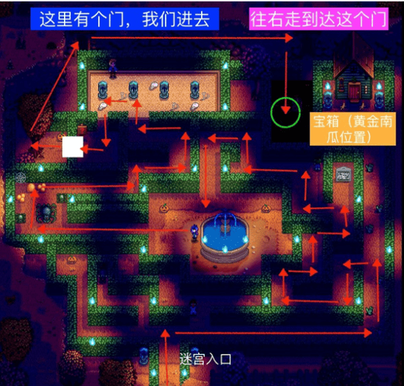 {2、《星露谷物语》闹鬼迷宫路线走法 - 