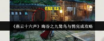 燕云十六声晦谷之九鸷鸟与鹗完成方法  燕云十六声晦谷之九鸷鸟与鹗如何完成